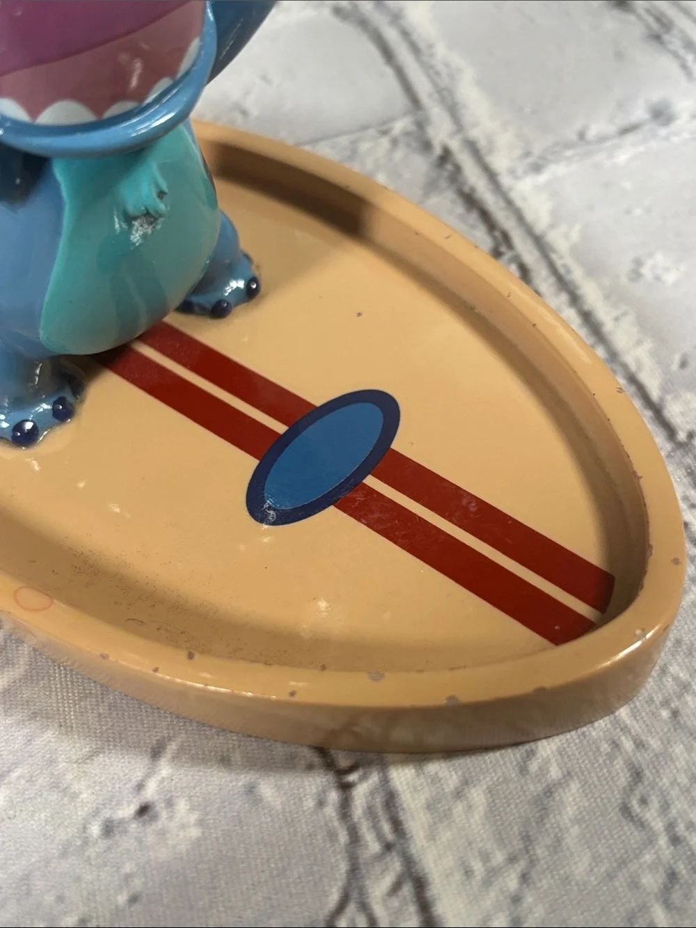 Disney Lilo & Stitch Surfing Statue Trinket Tray